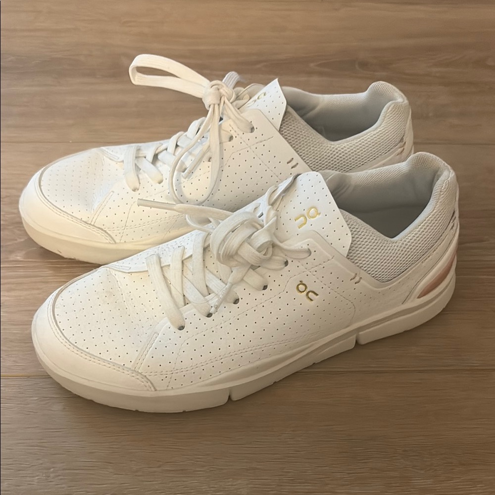 On Running White Sneakers with Minimalist Design
